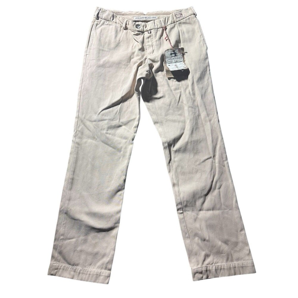 NEW Jacob Cohen Casual Luxury Cargo Mens Chino Pants Measures Size 36-37